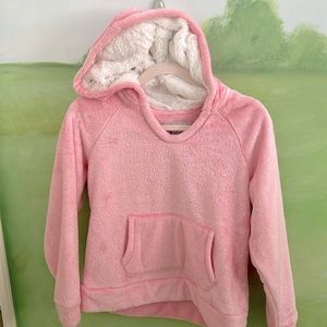 Cuddly Pink Plush Hoodie
